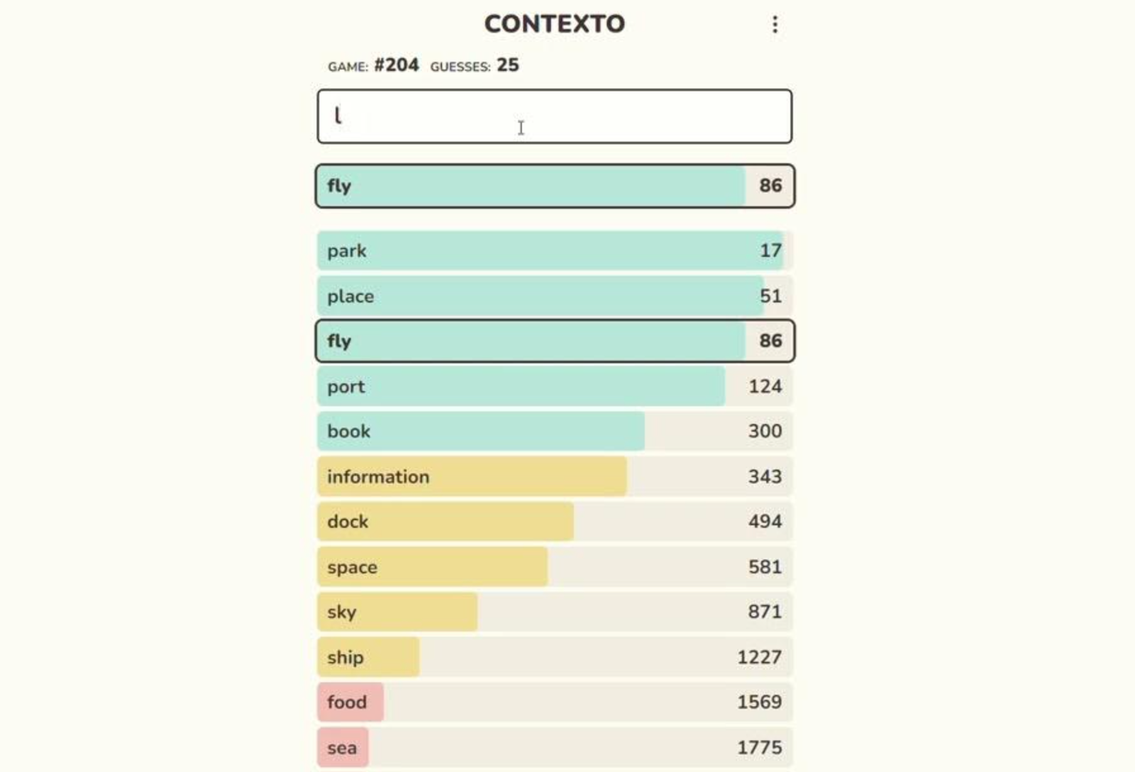 Contexto Answer for Today - Updated Daily 3 How to Play
