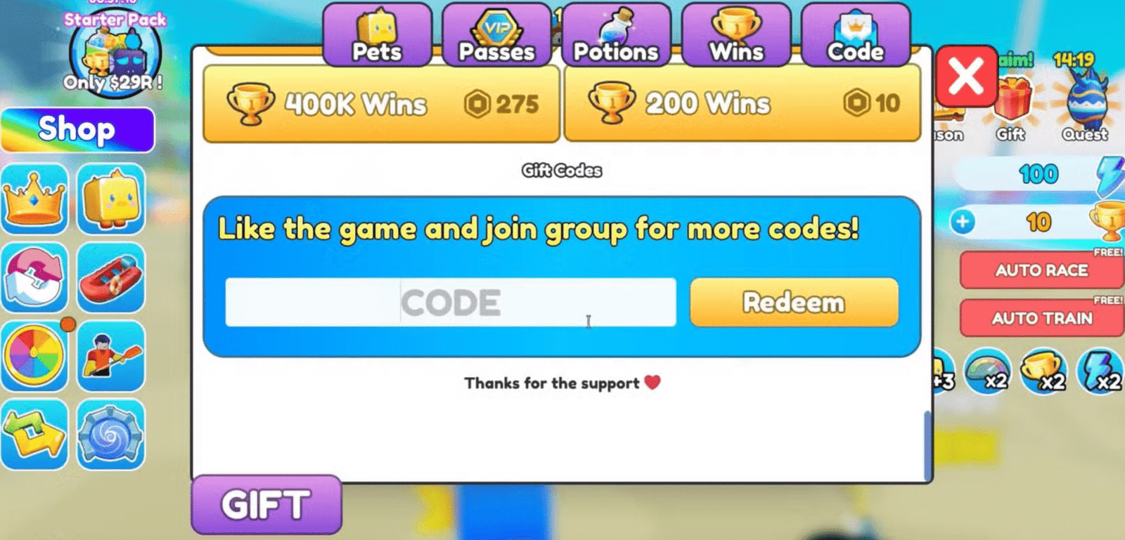 Kayak Racing Codes (June 2025) 3 How to redeem Kayak Racing Codes