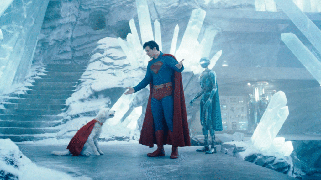 Homelander Cosplayer seen at Superman Screening